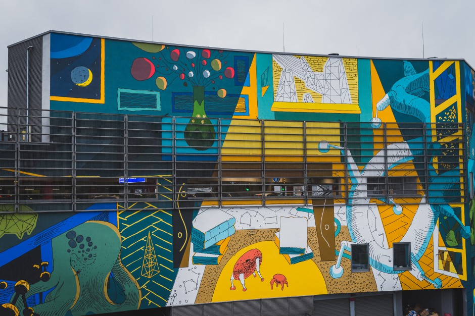 Fot. mat. pras. Galeria Krakowska płótnem dla street artu