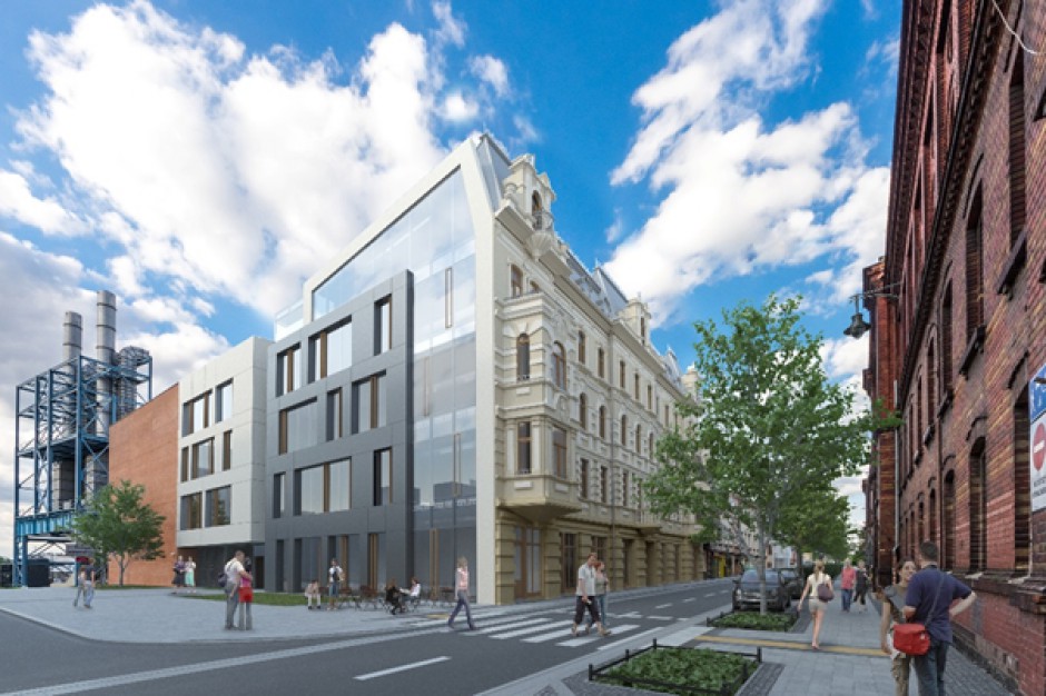 fot. materiały prasowe Rewitalizacja centrum Łodzi. Była kamienica, będzie biurowiec