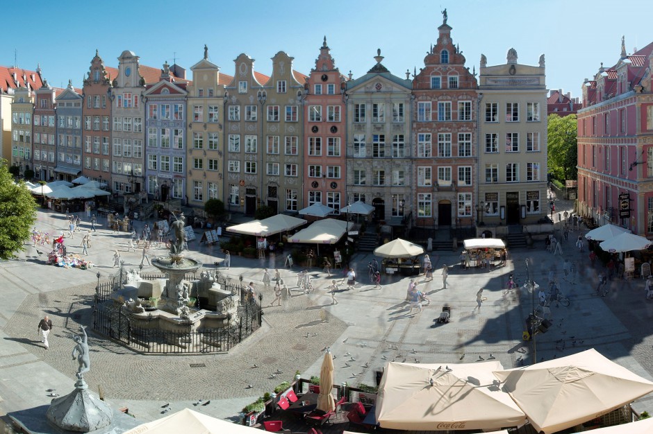 Zabytkowe kamienice przy ul. Długi Targ 1-10 w Gdańsku W ciągu gdańskich kamienic powstanie luksusowy hotel