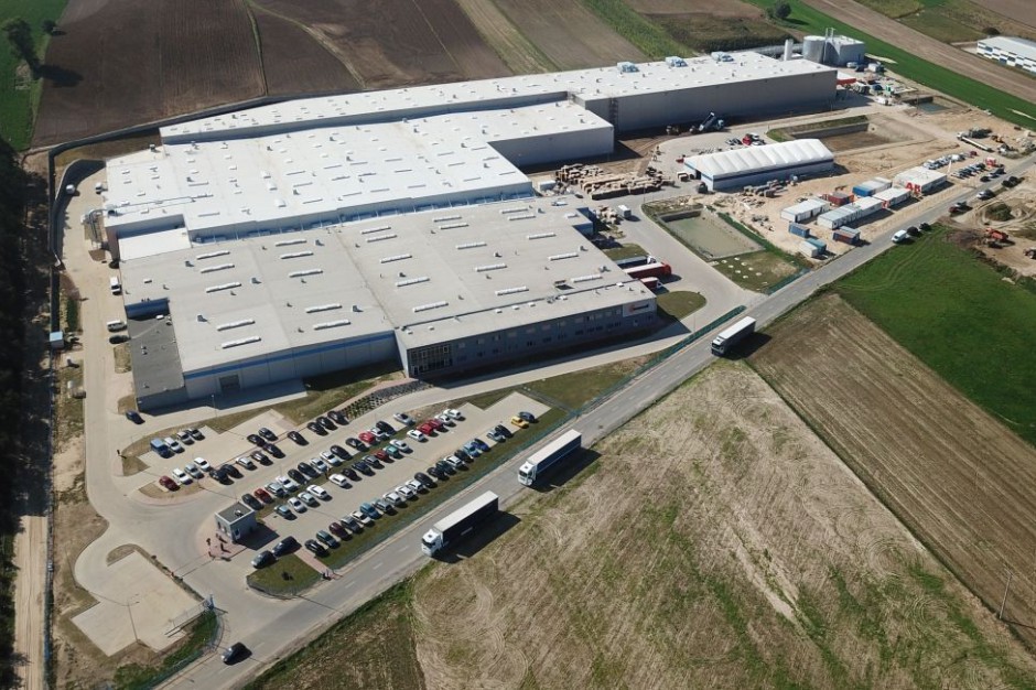 Mondi Simet Zakład produkcyjny koło Gostynia jak nowy. Strabag po budowie i modernizacji