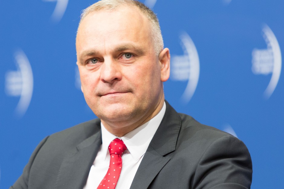 Prezes GPP Business Park Mirosław Czarnik. Fot. PTWP Nowy Wełnowiec. Była huta, będzie eko-miasto