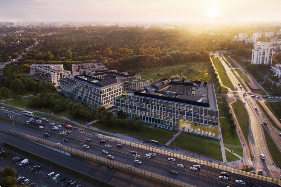 Moje Miejsce, Echo Investment (mat.pras.) Na Dolnym Mokotowie rośnie biurowiec od Echo