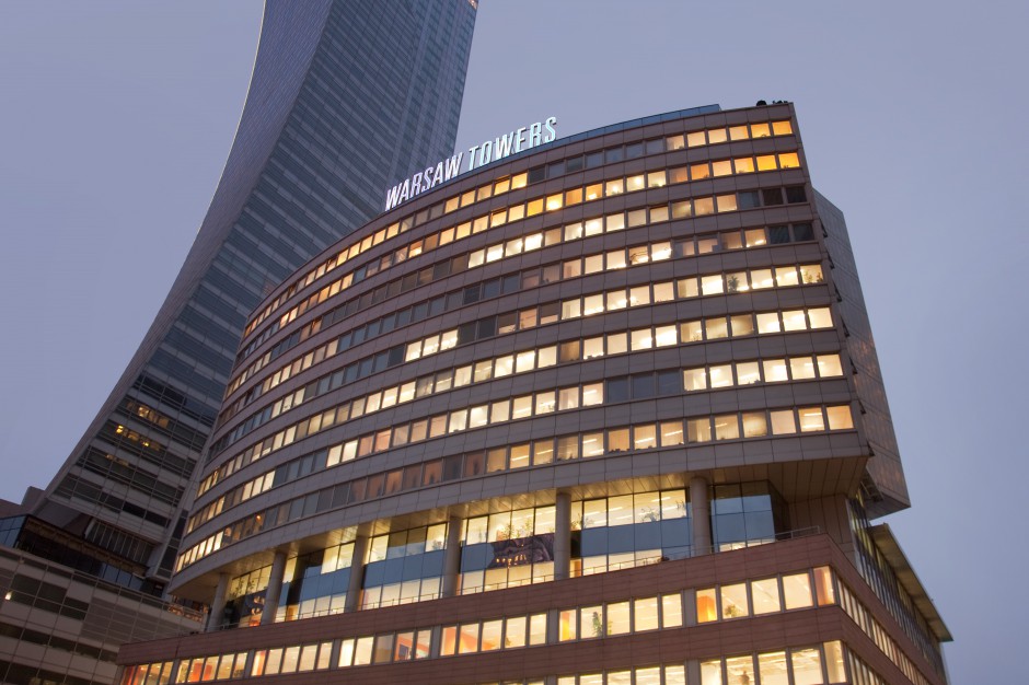 Warsaw Towers Ponad ćwierć miliona powierzchni wynajętej. CA Immo podsumowuje rok
