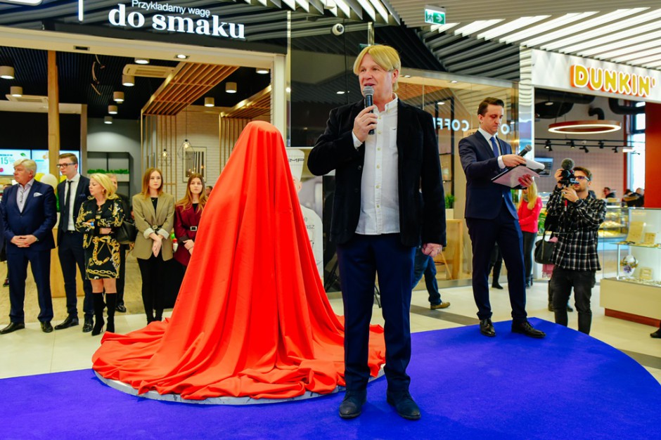 Marek Roefler podczas otwarcia Galerii Rondo Wiatraczna, fot. Valkea