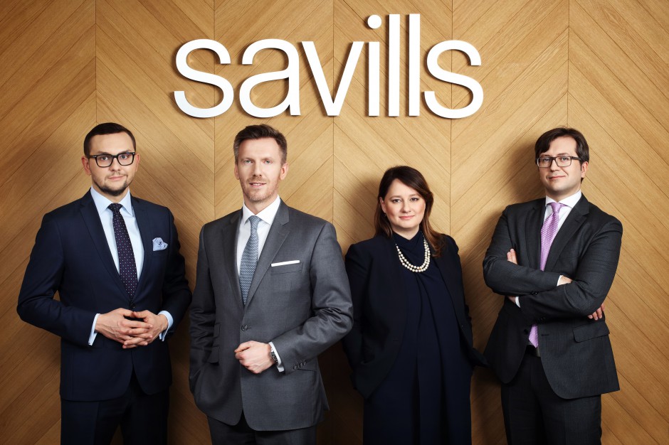 Kamil Kowa, Tomasz Buras, Monika Janczewska-Leja, Marek Paczuski, Savills Investment Hub Zmiany w zarządzie i dodatkowe kompetencje. Savills Polska rozpoczyna nowy rozdział
