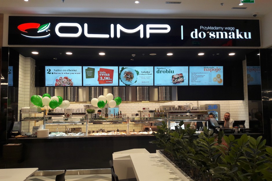 Restauracja Olimp w centrum handlowym Futura Park Kraków Kolejny Olimp w Krakowie
