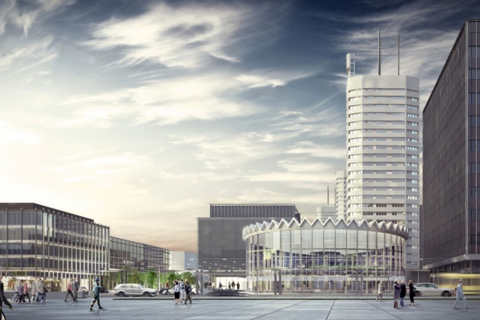 Wizualizacja modernizacji Rotundy i placu według Gowin & Siuta, fot. PKO BP Najcięższa część projektu warszawskiej Rotundy już wybudowana