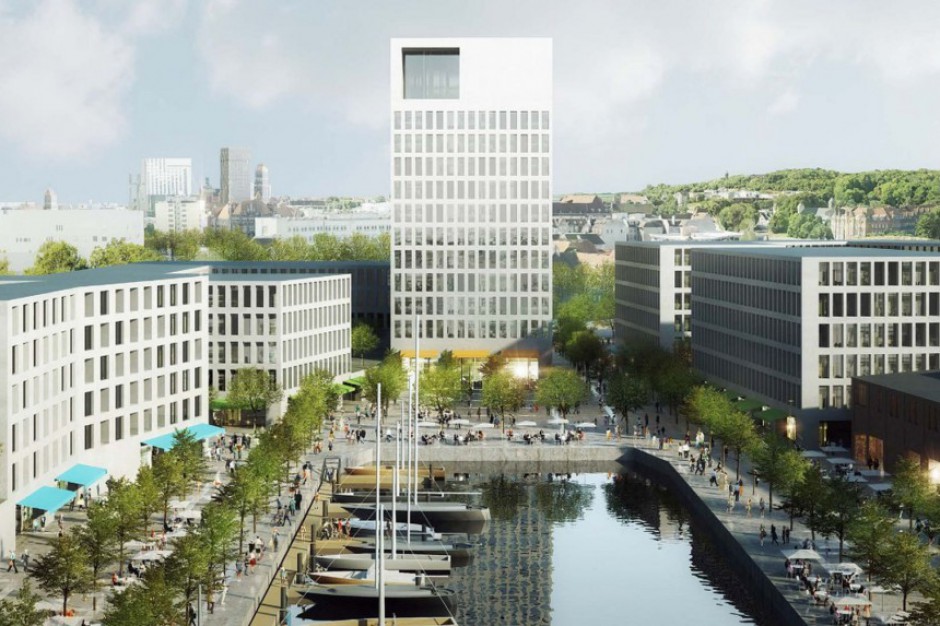 Koncepcja JEMS na zabudowę Drewnicy i dawnych terenów stoczniowych w Gdańsku Zachować Genius Loci Młodego Miasta. Tak będzie wyglądać zabudowa Shipyard City Gdańsk