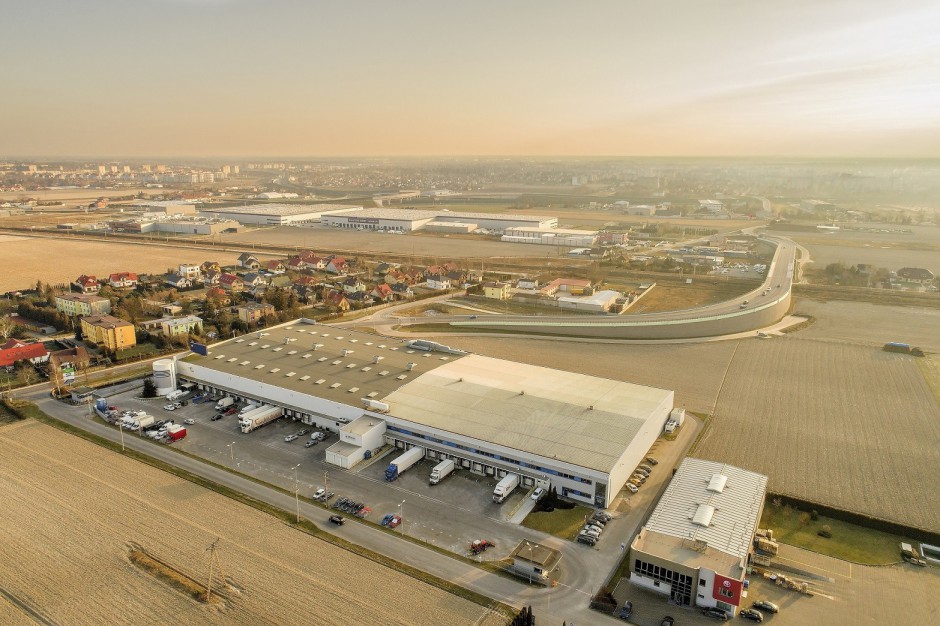 fot. mat. pras. Targban na dłużej w Ożarów I Logistics Centre