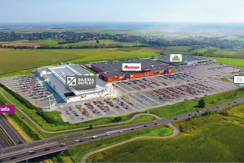 Silesia Outlet w Gliwicach. Fot. Mat. prasowe Silesia Outlet w Gliwicach z kamieniem węgielnym