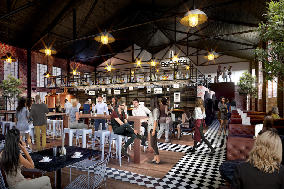 Bohema - Kotłownia - restauracja - wizualizacja OKAM Unikalne koncepty w Bohemie, czyli jak Okam spełnia swoje marzenia
