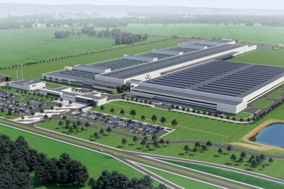 Fot. Mercedes Pierwszy zakład Mercedesa w Polsce wchodzi w kolejny etap prac