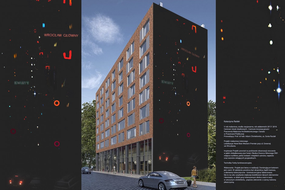 Mural zaprojektowany przez studentkę Akademii Sztuk Pięknych - Katarzynę Radek Best Western szykuje niezwykły debiut na Dolnym Śląsku