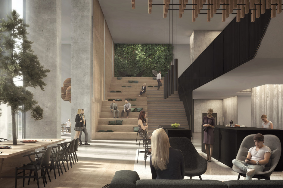 Fot. mat. pras. Skanska definiuje na nowo lobby biurowców