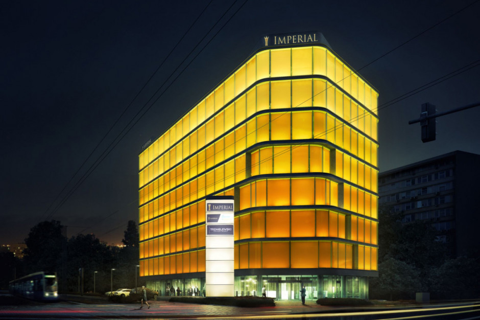 mat.pras. Imperial Business Centre zabłyśnie na stałe. Niezwykły biurowiec oddany do użytku
