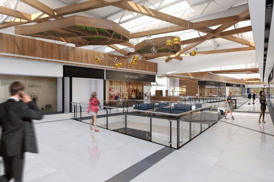 Wizualizacja modernizacji pasażu w Galerii Jurajskiej, fot. Galeria Jurajska Galeria Jurajska znów inwestuje