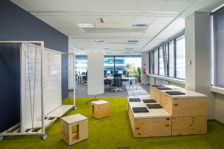 Fot. mat. pras. BZ WBK bierze więcej w Business Garden Poznań