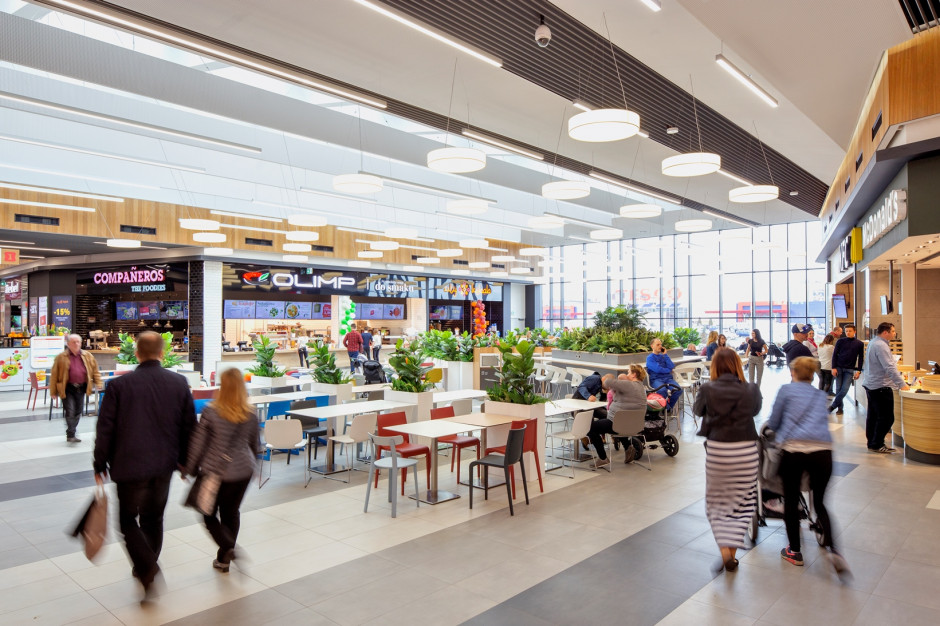 Foodcourt w Gemini Park Tychy (mat.pras.) Obiad na zakupach - ten trend będzie kontynuowany