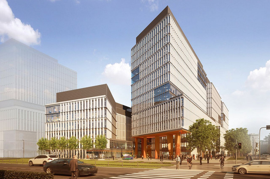 Kompleks Centrum Południe. Fot. Skanska Skanska rozpoczyna budowę nowego kompleksu biurowego we Wrocławiu