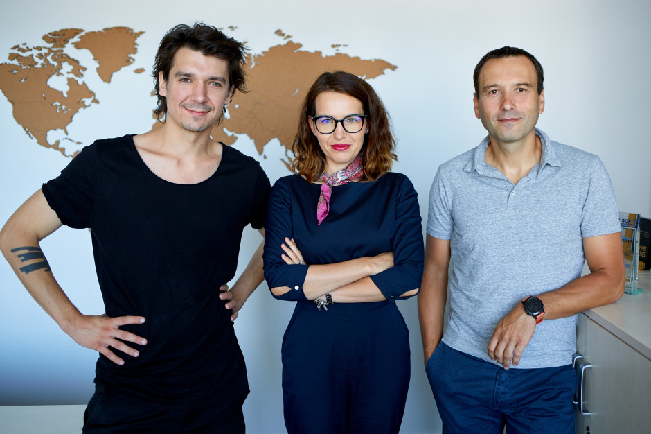  Maciej Gastoł, CEO Going, Ewa Szmidt-Belcarz, prezes Empiku i Szymon Bujalski, prezes Empik Ventures