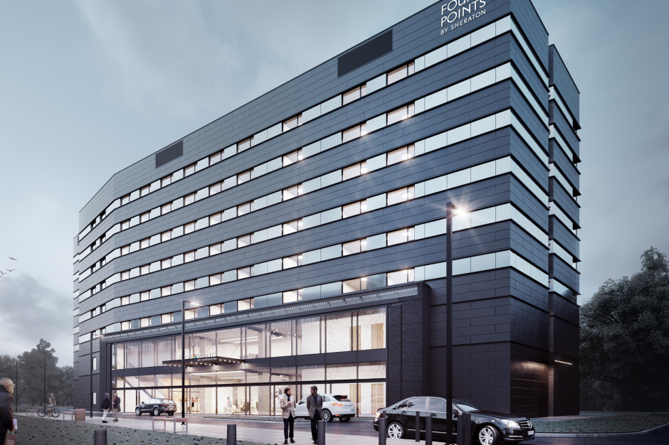 Fot. mat. pras. Warszawa zyska kolejny hotel. Sheraton Warsaw Mokotów na ostatniej prostej