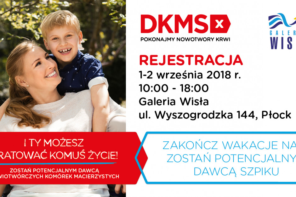 Fot. mat. pras. Dni dawców szpiku w Galerii Wisła