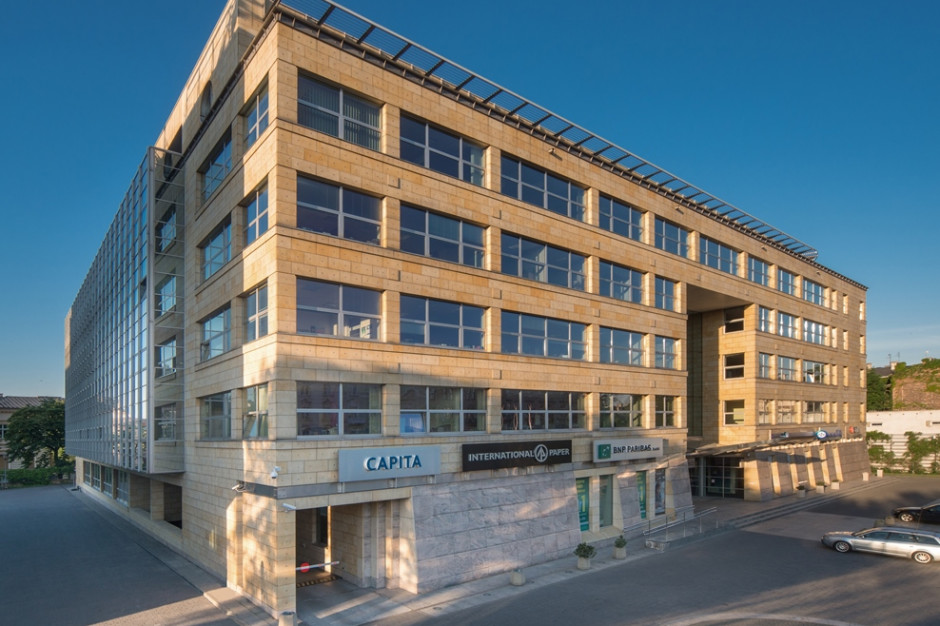 Fot. mat. pras. International Paper na większej powierzchni w Centrum Biurowym Lubicz