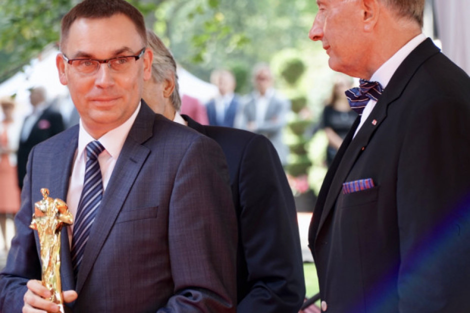 Wojciech Kuśpik, prezes Grupy PTWP, wydawcy m.in. portalu WNP.PL ze Złotą Statuetką Menedżera 25-lecia Śląski biznes z prestiżowymi nagrodami