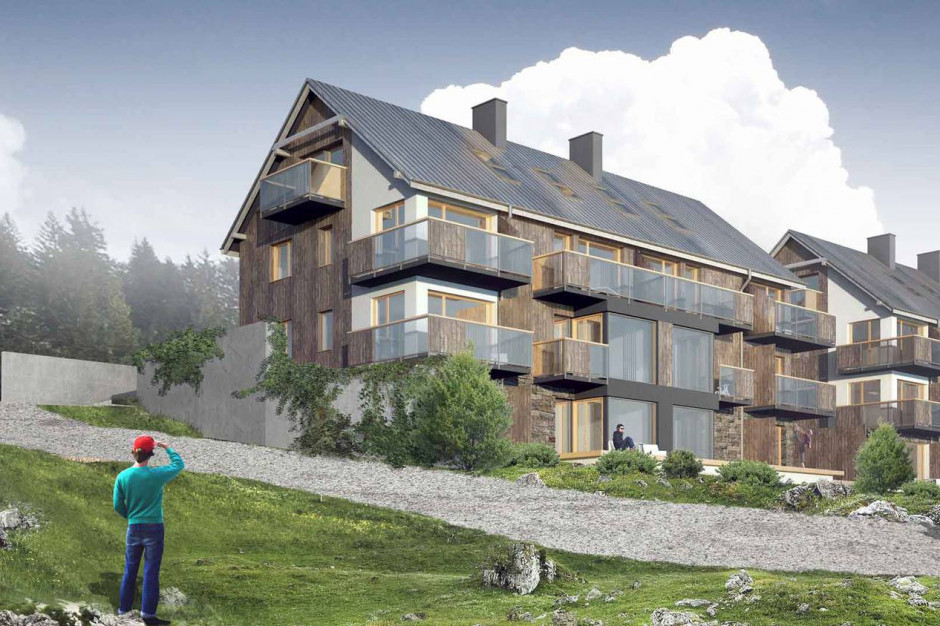 Projekt Szklarska. Fot. mat. pras. Projekt Szklarska: z widokiem na szczyty gór