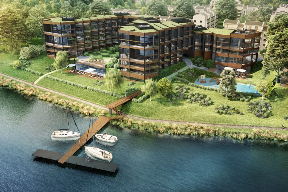 Apartamentowiec Portico Marina. Fot. mat. pras. Portico Marina nad Jeziorem Zegrzyńskim: realizacja idei drugiego domu