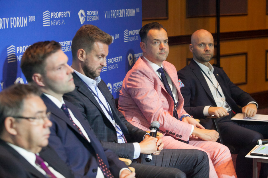 Uczestnicy sesji magazynowej podczas Property Forum 2018. Logistyka miejska to przyszłość, ale miasta nie lubią magazynów