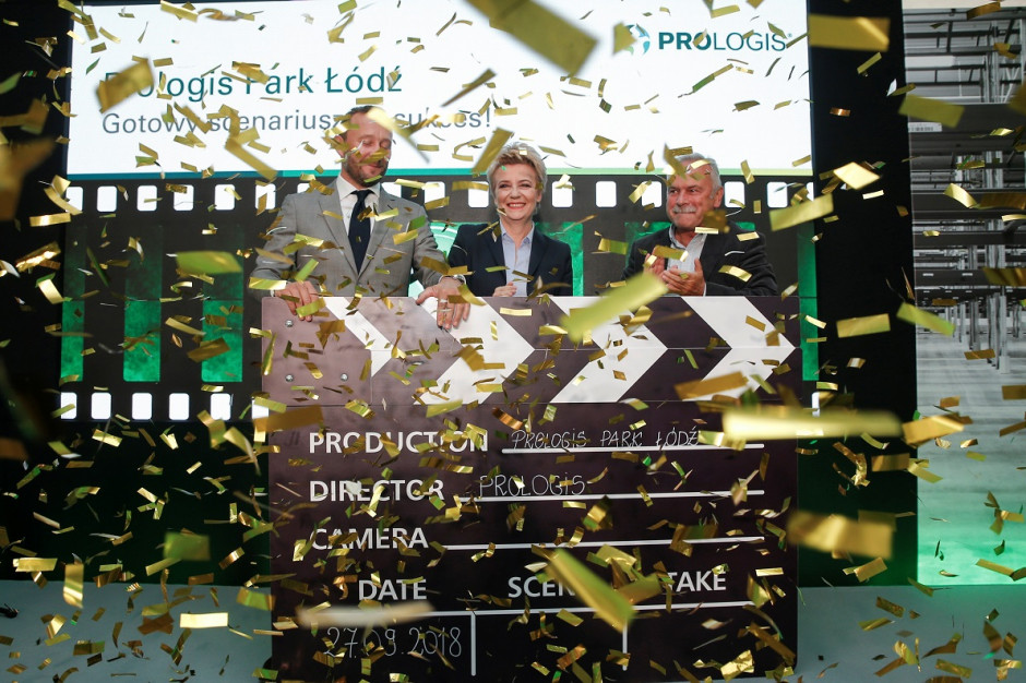 Fot. mat. pras. Wiecha na dachu Prologis Park Łódź