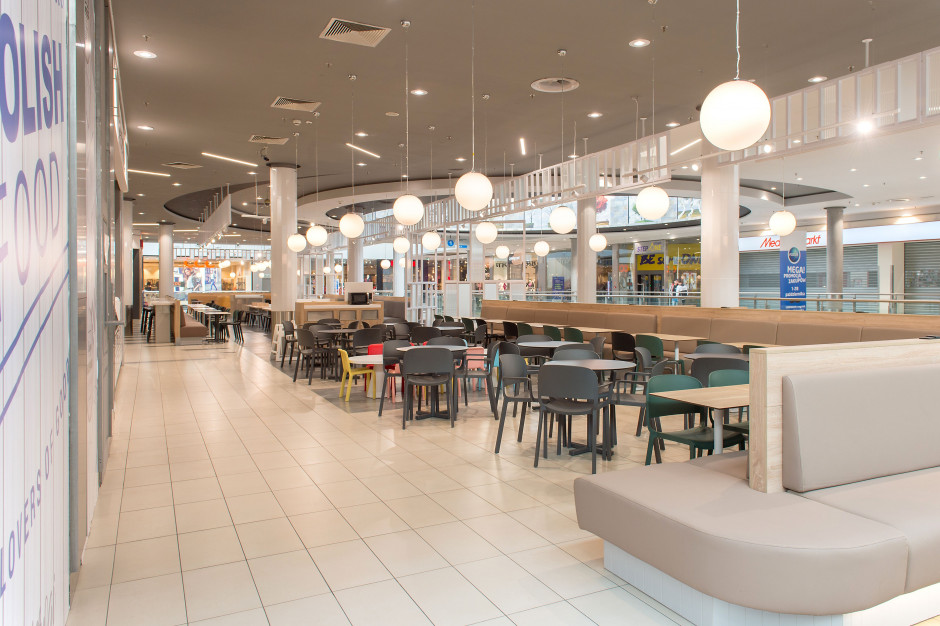 mat.pras. Nowy food court, kolejni najemcy - tak zmienia się Focus Mall w Piotrkowie
