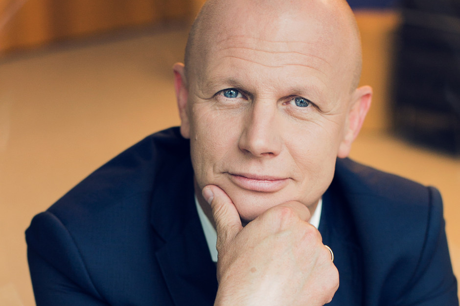 Mariusz Krzak, dyrektor regionalny w spółce biurowej Skanska. Skanska buduje Wrocław