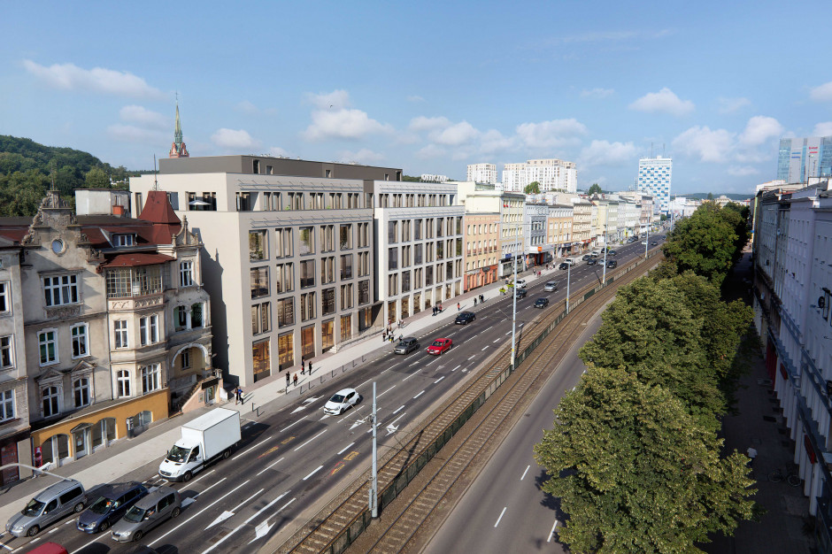 mat.pras. Biurowa Officyna wchodzi w kolejny etap budowy