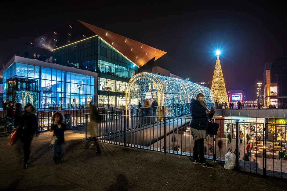 Fot. mat. pras. Forum Gdańsk rozbłysło na święta