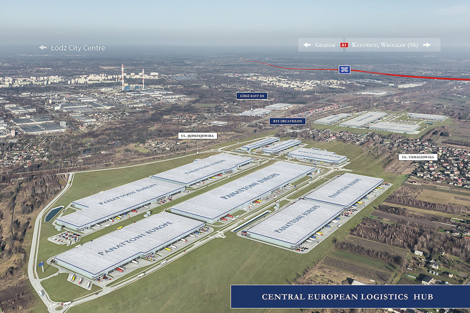 Central European Logistics Hub, mat. Panattoni Europe