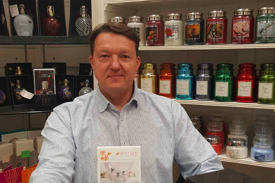 Krzysztof Plitnik, prezes zarządu firmy Aromanti Aromanti zamknęła wszystkie wyspy w centrach handlowych
