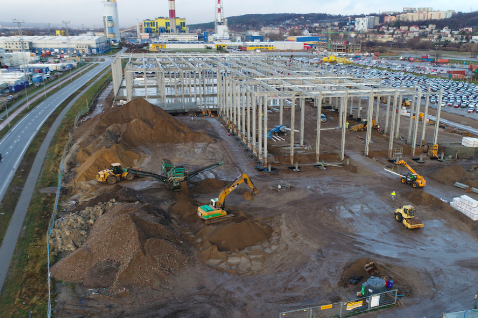 mat.pras. Portu Gdynia, fot. Tadeusz Urbaniak Od planu do realizacji. Port Gdynia buduje nowoczesny magazyn wysokiego składowania