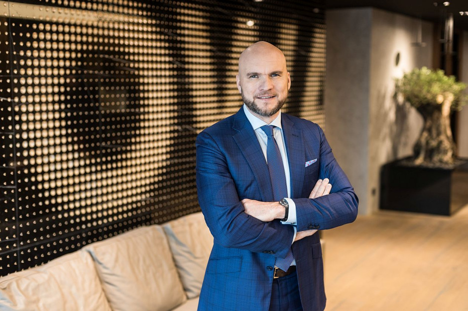 Adam Małaczek, prezes zarządu Moderna Holding. Moderna zapowiada luksusowy biurowiec w Gdańsku