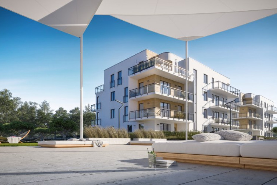 Inwestycja Nexo. Fot. www.allcon.pl Nexo: kameralny apartament na klifie na własność lub wynajem
