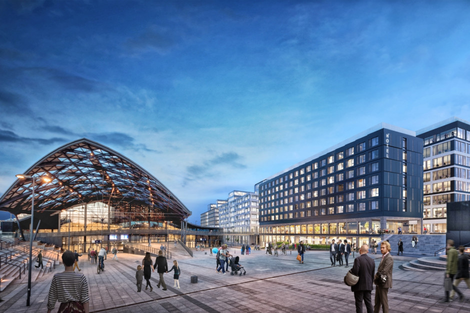 NCL widok z placu dworcowego Z czym Ghelamco jedzie na MIPIM?