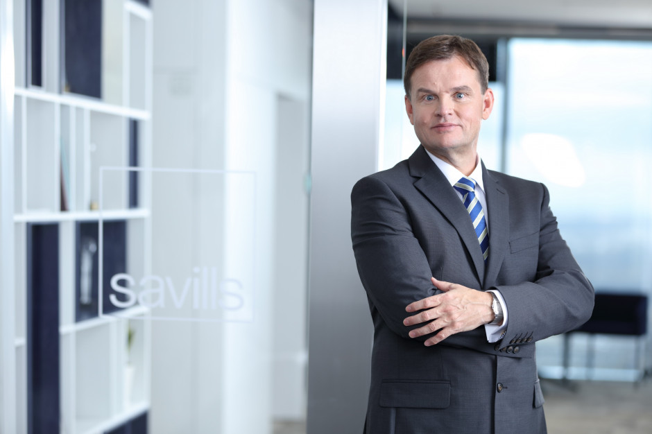 John Palmer, dyrektor zespołu doradztwa inwestycyjnego w sektorze nieruchomości magazynowych i przemysłowych, Savills Polska. (mat.pras.) Europa bezpieczną przystanią dla inwestorów. Polska ma w tym swój udział
