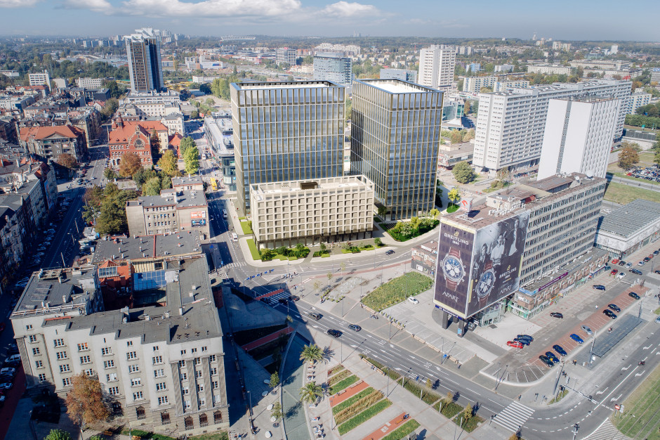 mat.pras. Kompleks biurowo-hotelowy Nova Silesia coraz bliżej