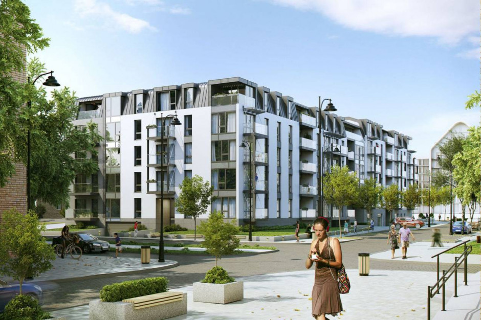 Inwestycja Riverfront Apartments. Fot. riverfront.pl Riverfront Apartments : w otoczeniu Gdańskich kamienic