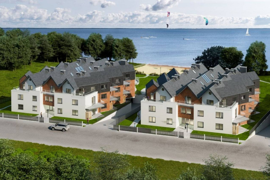 Inwestycja Katamarany Zatoka. Fot. katamaranyzatoka.pl Katamarany Zatoka: apartamenty z widokiem na Zatokę Pucką