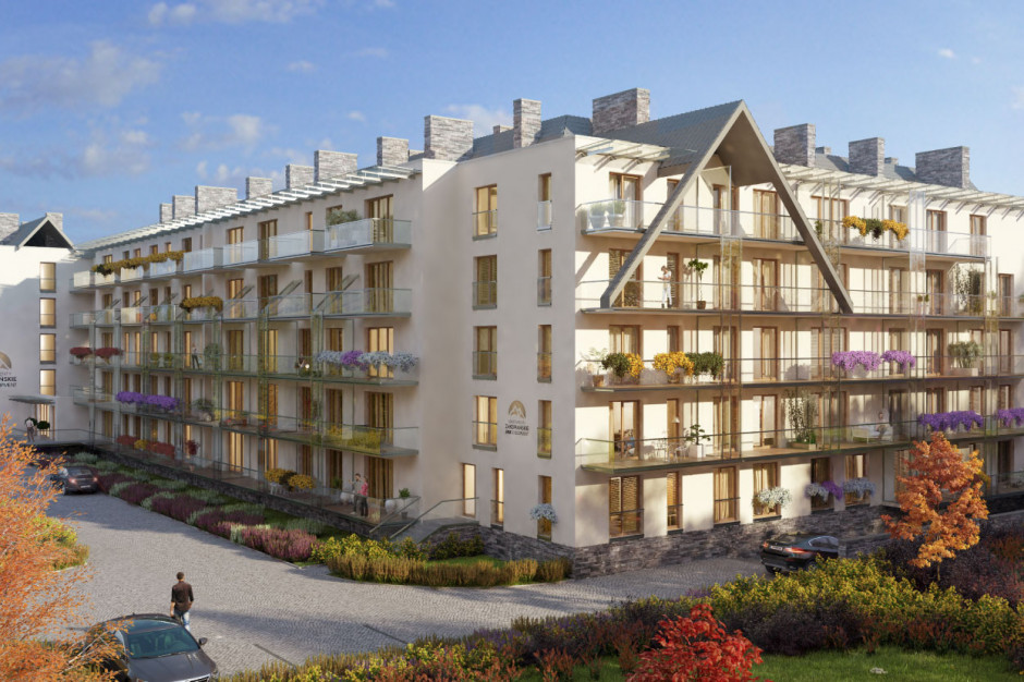 Apartamenty Zakopiańskie. Fot. jhmdevelopment.pl Apartamenty Zakopańskie na półmetku