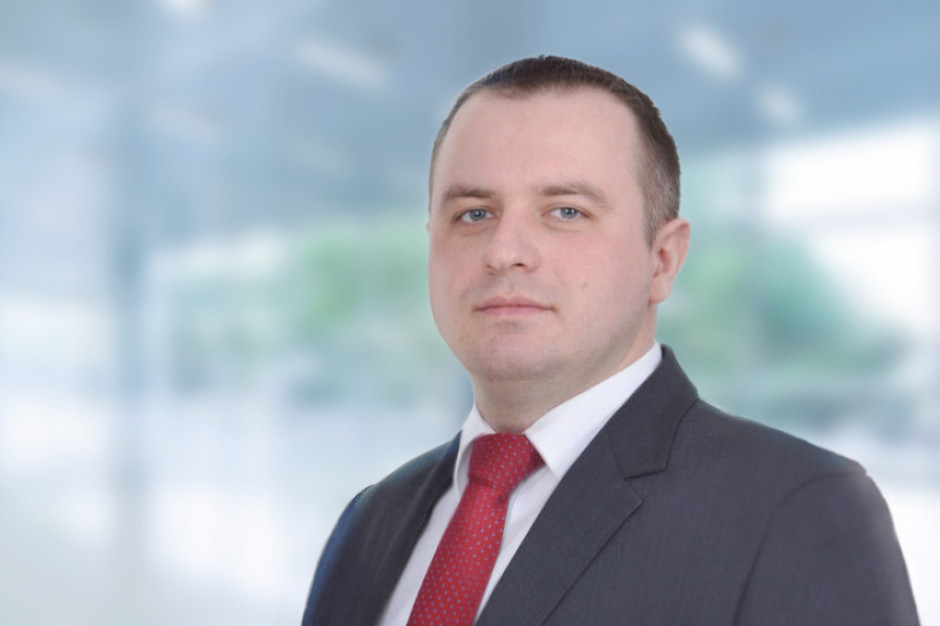 Patryk Wełnicki, zastępca dyrektora Biura Ubezpieczeń Klientów Strategicznych EIB.