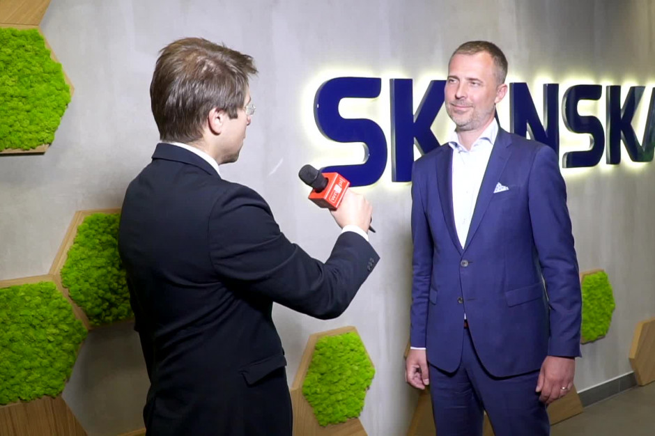 Magnus Persson, prezes spółki Skanska SA. Fot. PTWP Skanska stawia na największe miasta w Polsce