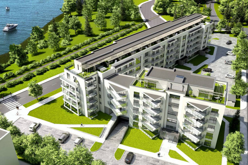 Apartamenty Białe. Fot. apartamentybiale.pl Apartamenty Białe w Augustowie: z widokiem na jezioro